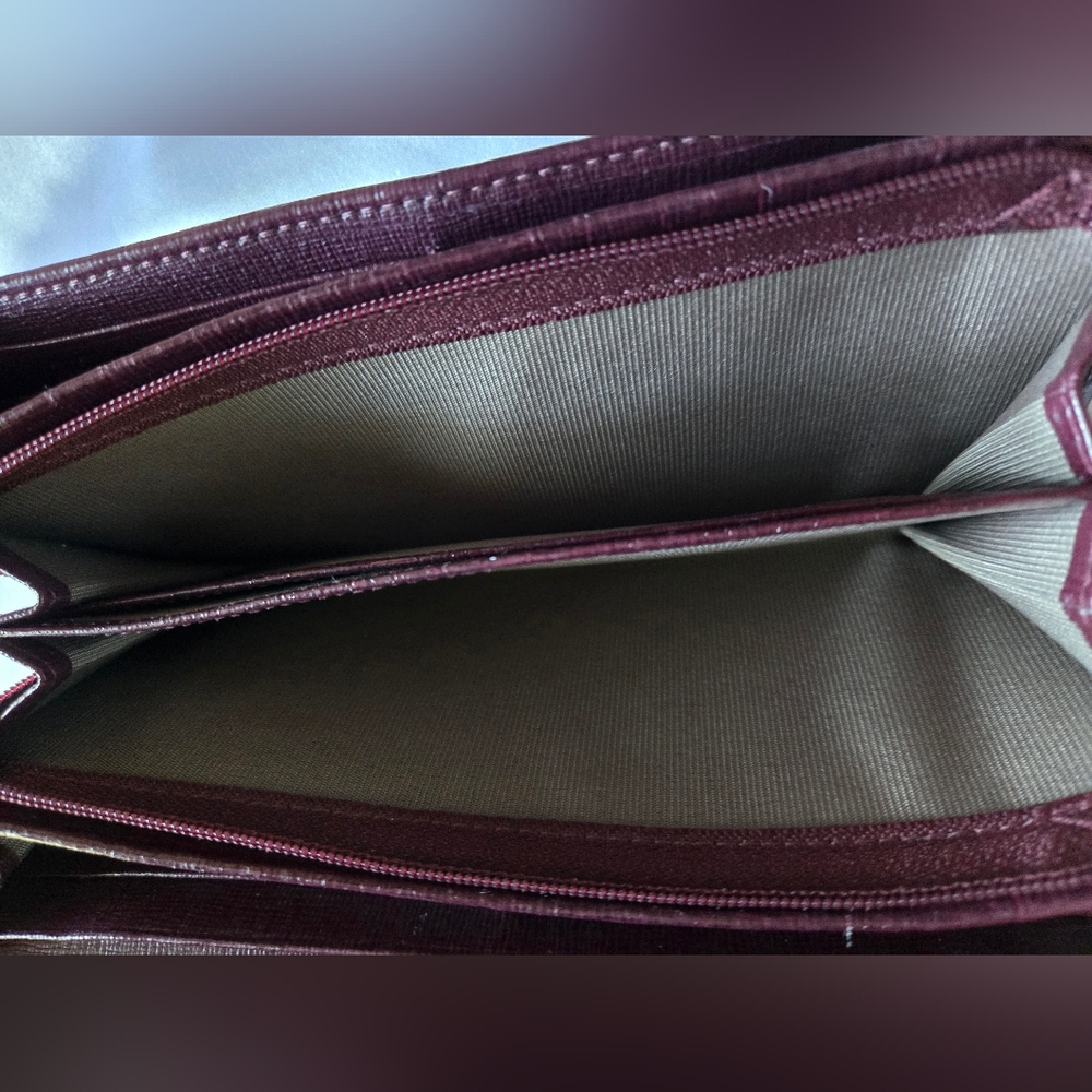 Furla Rich Burgundy Leather Wallet - Picture 11 of 11